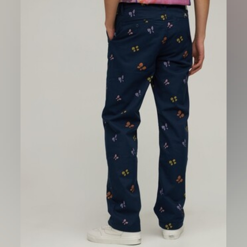 Vans x SANDY LIANG Authentic Blue Chino Trousers Pants Relaxed Fit Size 28